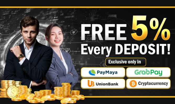 Bonus 5% every desposit