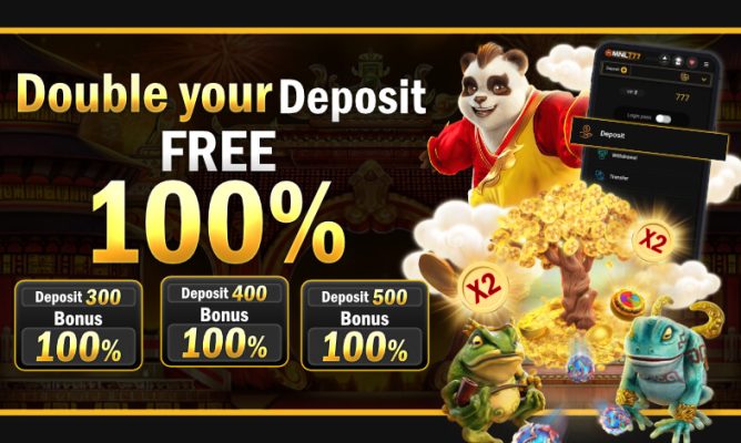 Double your deposit bonus